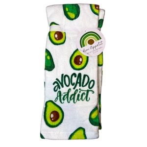 Avocado Addict  🥑  hand towels for kitchen/ bathroom